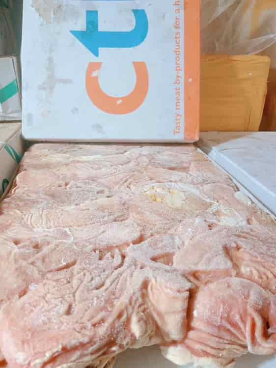 Bao tử heo đông lạnh CTH nhập khẩu Đức, Thùng 12kg