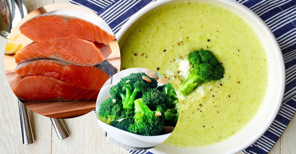 2 cách nấu cháo cá hồi bông cải xanh cho bé ăn dặm giàu dinh dưỡng