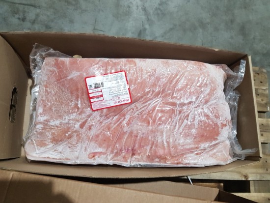 Hà nội thịt heo nga miratorg - ba chỉ có da lóc sườn cắt lát 1kg