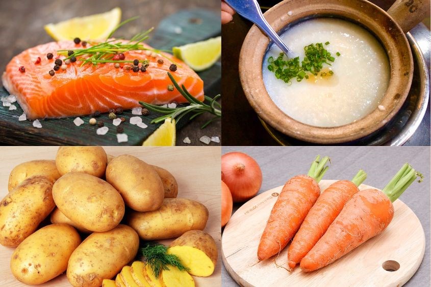 5+ công thức nấu cháo cá hồi cà rốt cho bé thơm ngon chuẩn vị