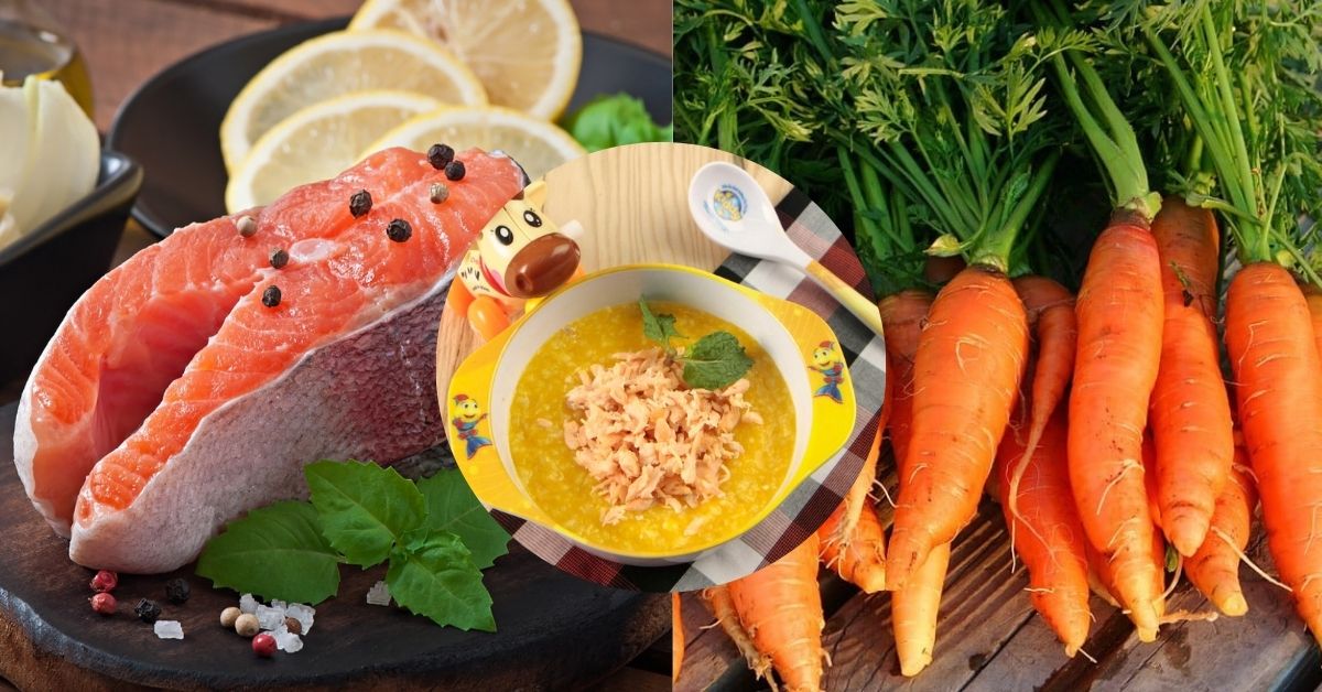 5+ công thức nấu cháo cá hồi cà rốt cho bé thơm ngon chuẩn vị